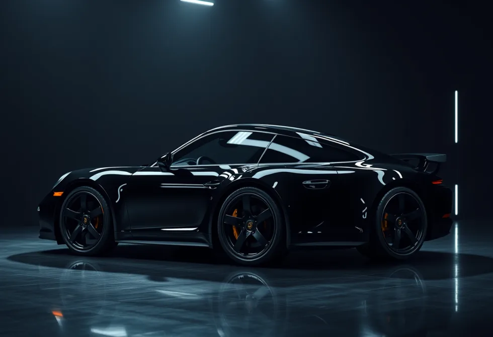 Porsche 911 na keramische coating in de werkplaats